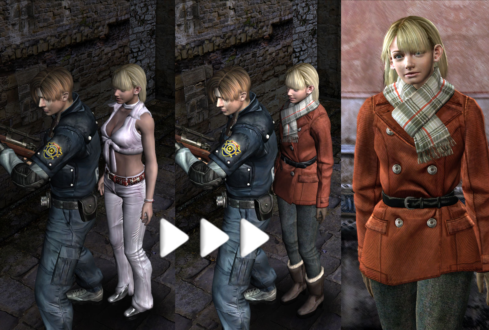 RE4 HD Project on X: Ashley's “Otoño” Costume is waiting to be